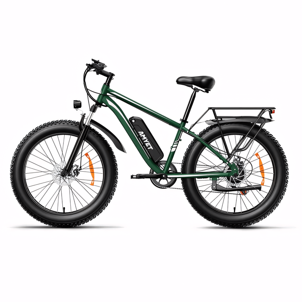 AMYET EB26 1000W Fat Tire Electric Mountain Bike - The Wright Bikes